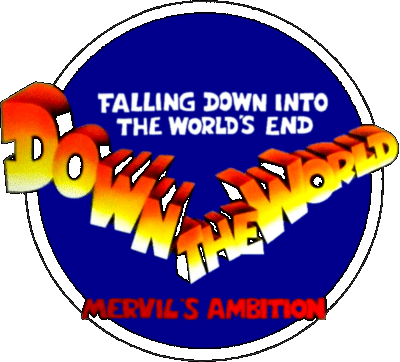 Down the World logo for Super Famicom